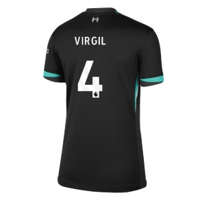 Liverpool Virgil van Dijk #4 Gostujuci Dres za Ženska 2024-25 Kratak Rukavima